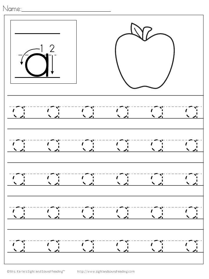 Preschool Handwriting Worksheets For Kids