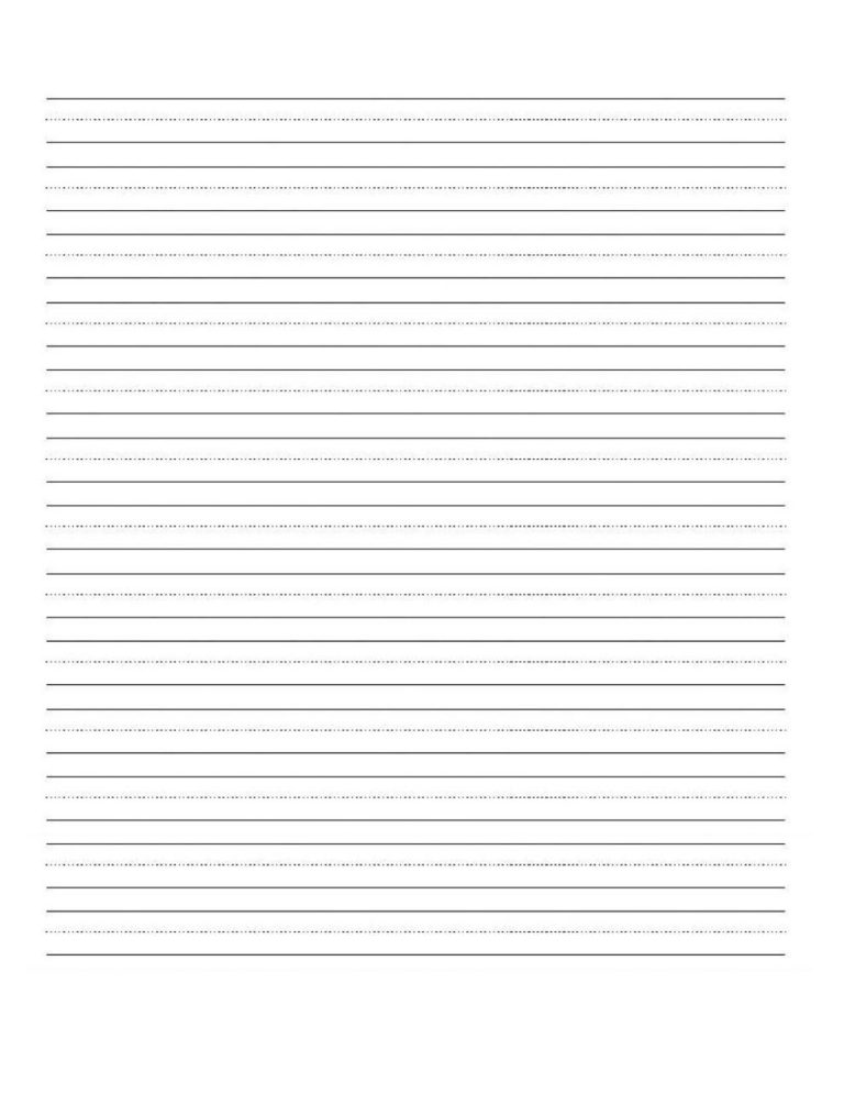 Blank Handwriting Worksheets Printable