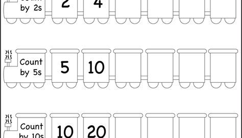 Kindergarten Math Worksheets Counting To 5