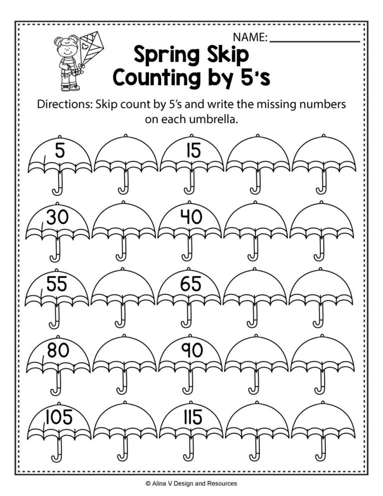 Math Worksheets For Kindergarten Free Printable