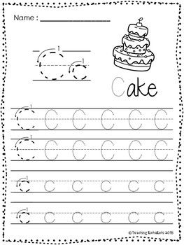 Tracing Worksheets For Kindergarten Free