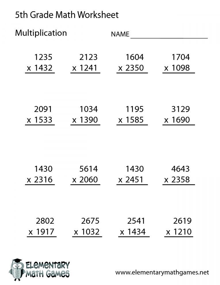 5th Grade 7th Grade Long Division Problems