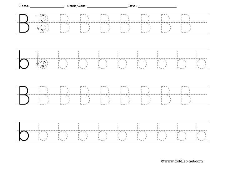 Tracing Letters Worksheets Free