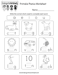 Phonics Worksheets Pdf Free