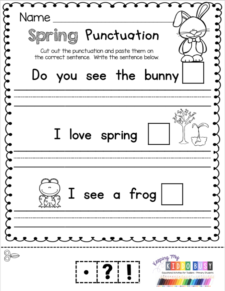 Kindergarten Worksheets Printable Activities