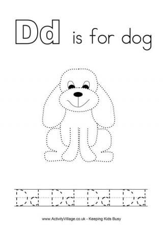 Letter Tracing Worksheets For 4 Year Olds