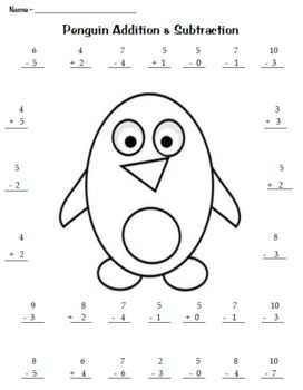 Mixed Addition And Subtraction Worksheets For Grade 1