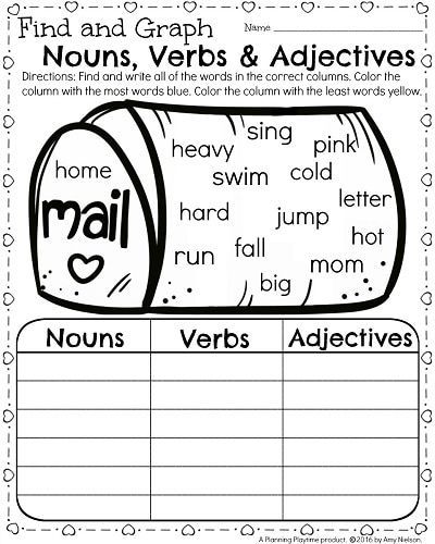 First Grade Adjectives Worksheets For Grade 1