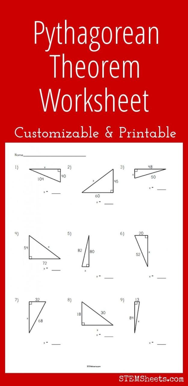 Pythagorean Theorem Worksheet Pdf Answers