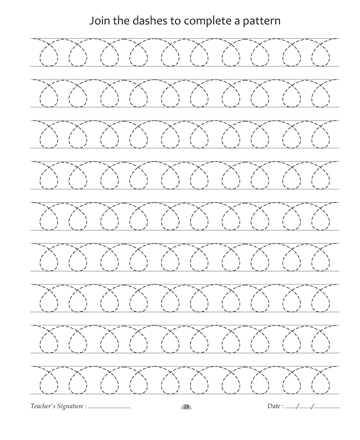 Handwriting Worksheets For Kindergarten Printable