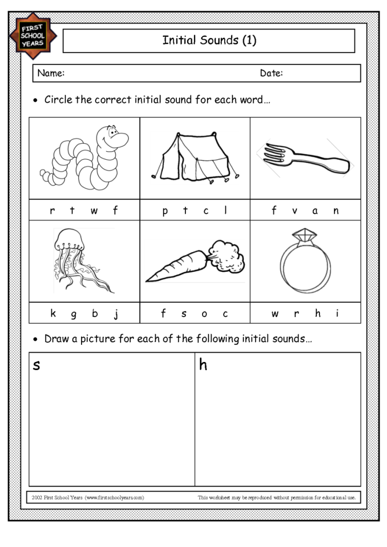 Jolly Phonics Worksheets For Kindergarten