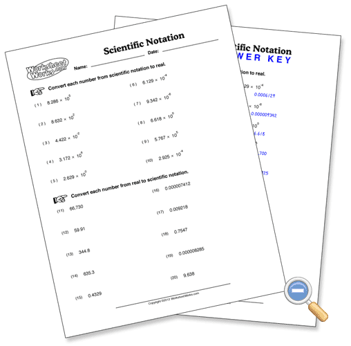 Scientific Notation Worksheet Chemistry Pdf