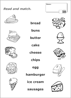 English Worksheets For Kids Kindergarten