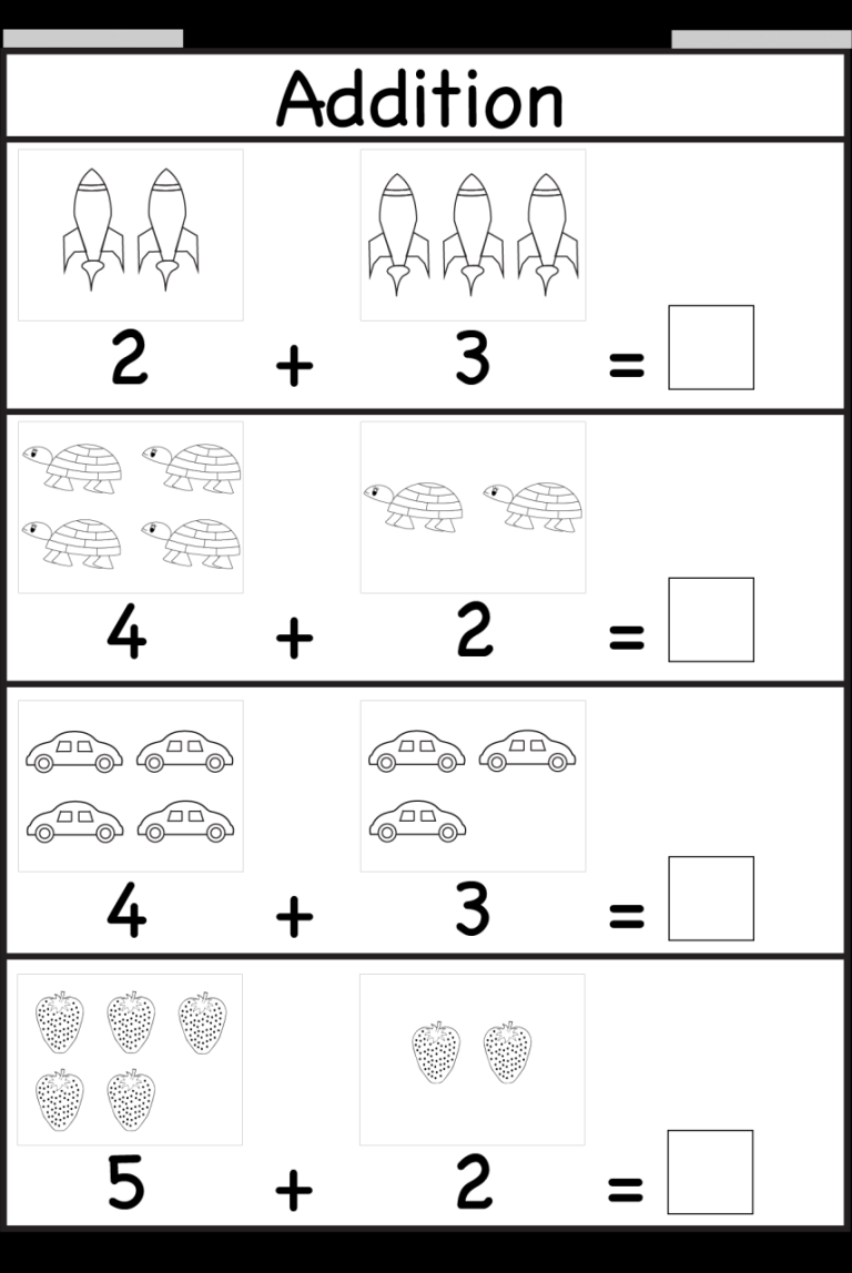 Addition Worksheets Pdf Free