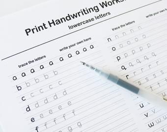 Print Handwriting Worksheets Printable