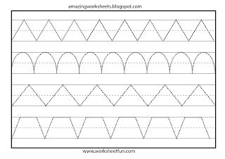 Tracing Preschool Worksheets Printable