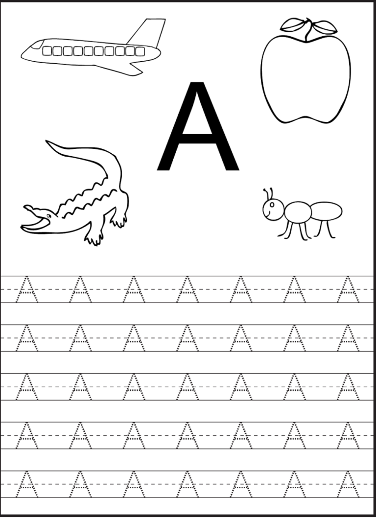 Tracing Worksheets Free Printable