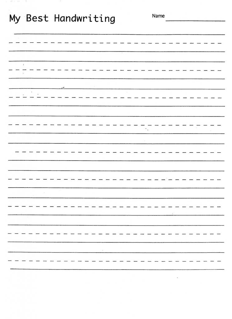 Handwriting Practice Worksheets Free Printable