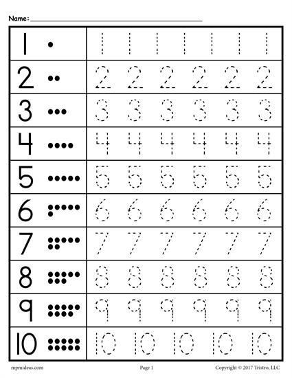 Preschool Math Worksheets Pdf