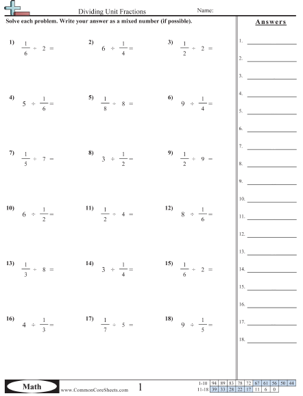 Common Core Sheets Multiplication Comparisons Within 100