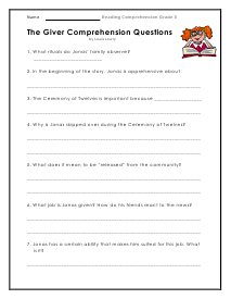 Reading Comprehension Worksheets 5th Grade Pdf