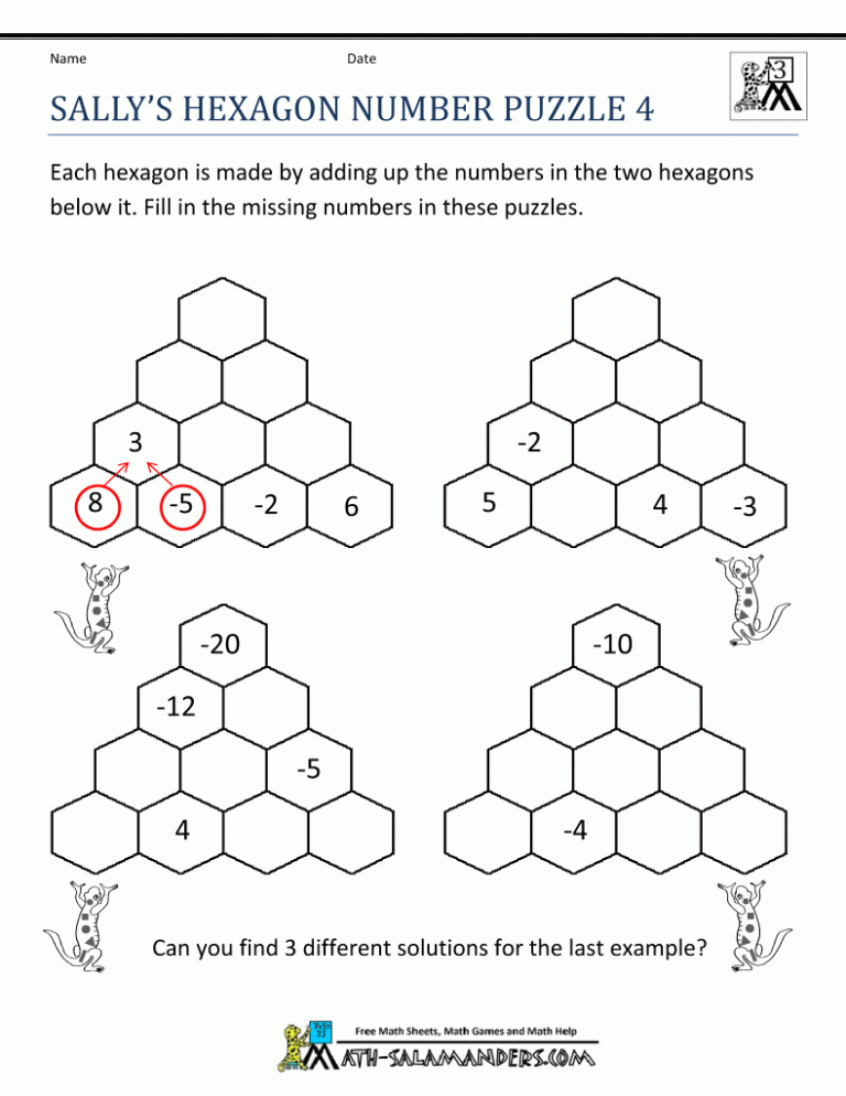 Fourth Grade Fun 4th Grade Math Worksheets