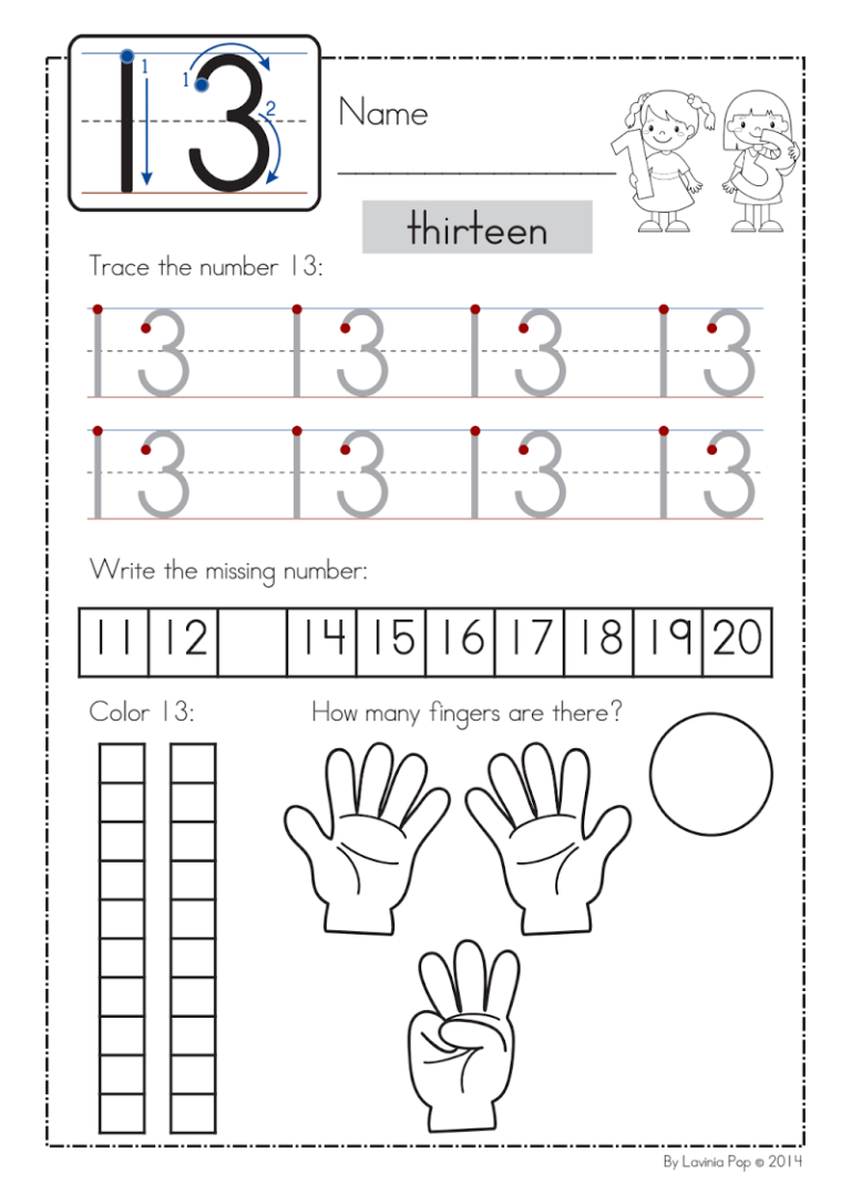 Kindergarten Worksheets Pdf Writing