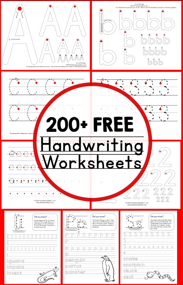 Grade 1 Handwriting Worksheets Free Printable